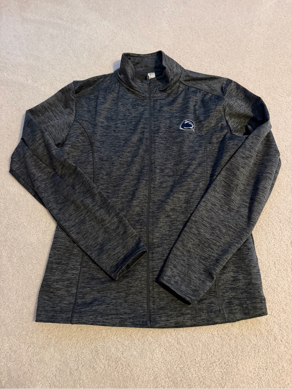 Women's Penn State Gray Full-Zip Jacket 💙🤍